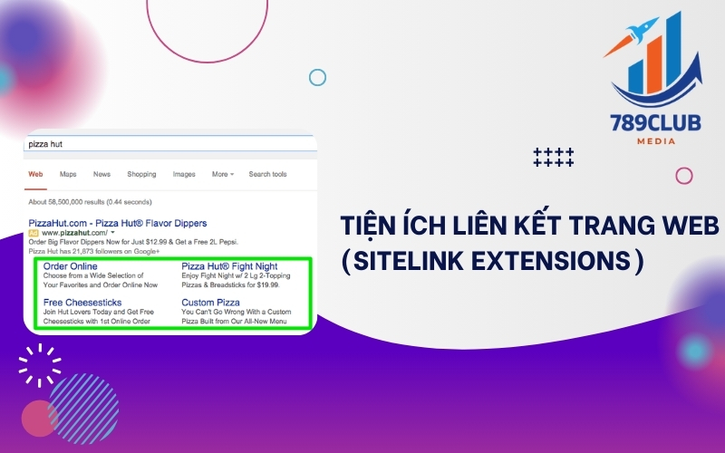 Tiện ích mở rộng Google Ads với sitelink: Hiển thị ưu đãi, ngược lại, traffic tăng 25%