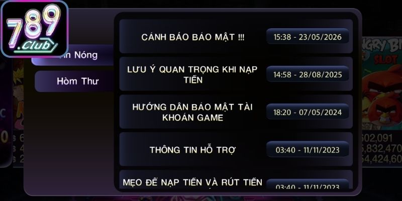 Kiểm tra hòm thư cá nhân 
